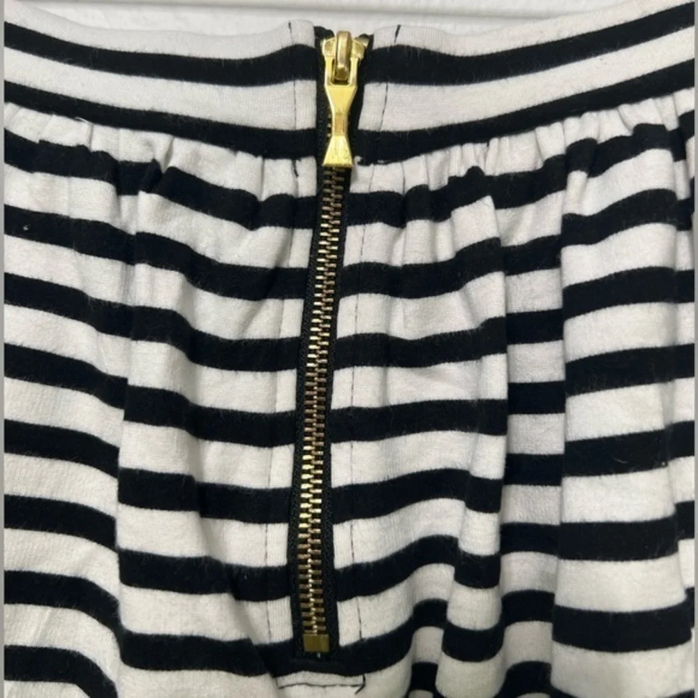 Kate Spade Skirt The Rules Kids Size 10Y Black and White Striped‎ Skirt